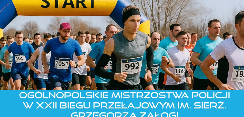 Ogólnopolskie Mistrzostwa Policji w XXII Biegu Przełajowym im. sierż. Grzegorza Załogi