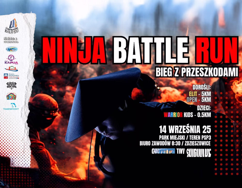 Bieg z przeszkodami – NINJA BATTLE RUN / WARRIOR KIDS