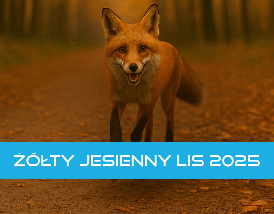 Żółty Jesienny Lis 2025