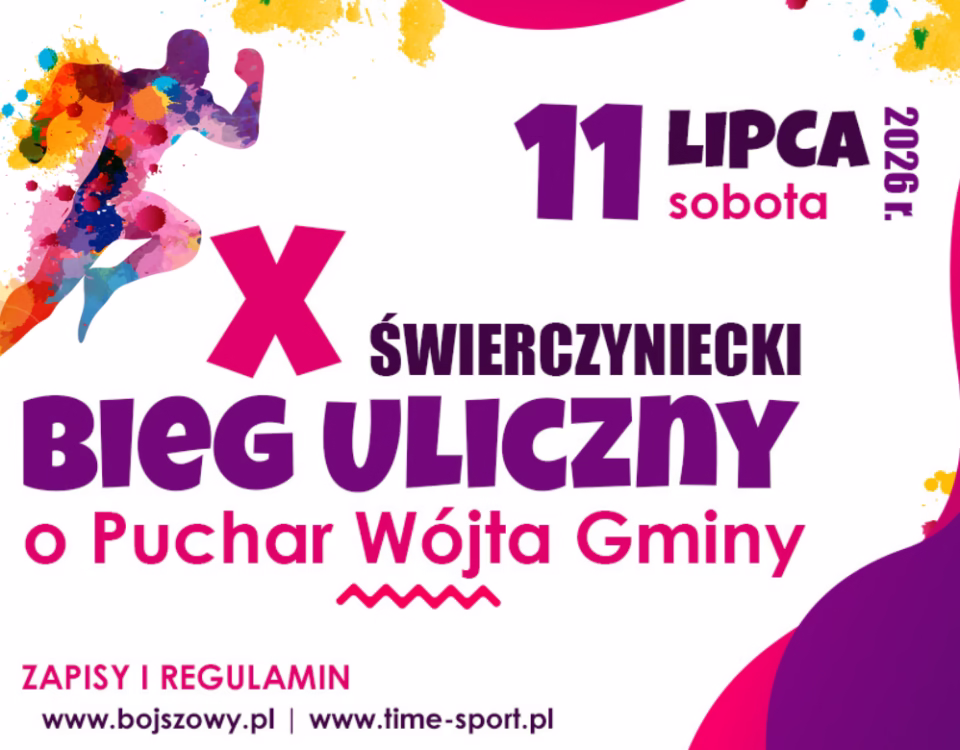 X Świerczyniecki Bieg Uliczny o Puchar Wójta Gminy