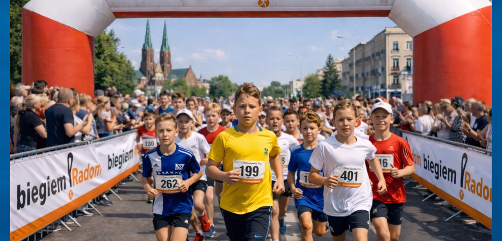 Radomski Festiwal Biegowy - 50 lat Radomskiego Czerwca'76 Biegi Dzieci i Młodzieży