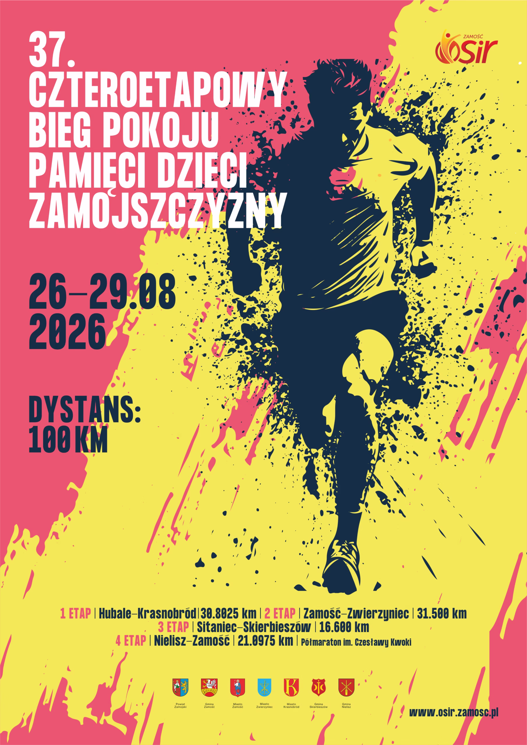 37 Czteroetapowy Bieg Pokoju Pamięci Dzieci Zamojszczyzny