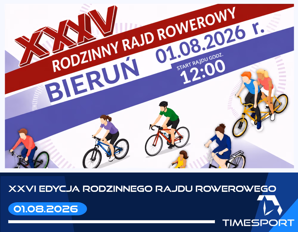 XXVI Edycja Rodzinnego Rajdu Rowerowego