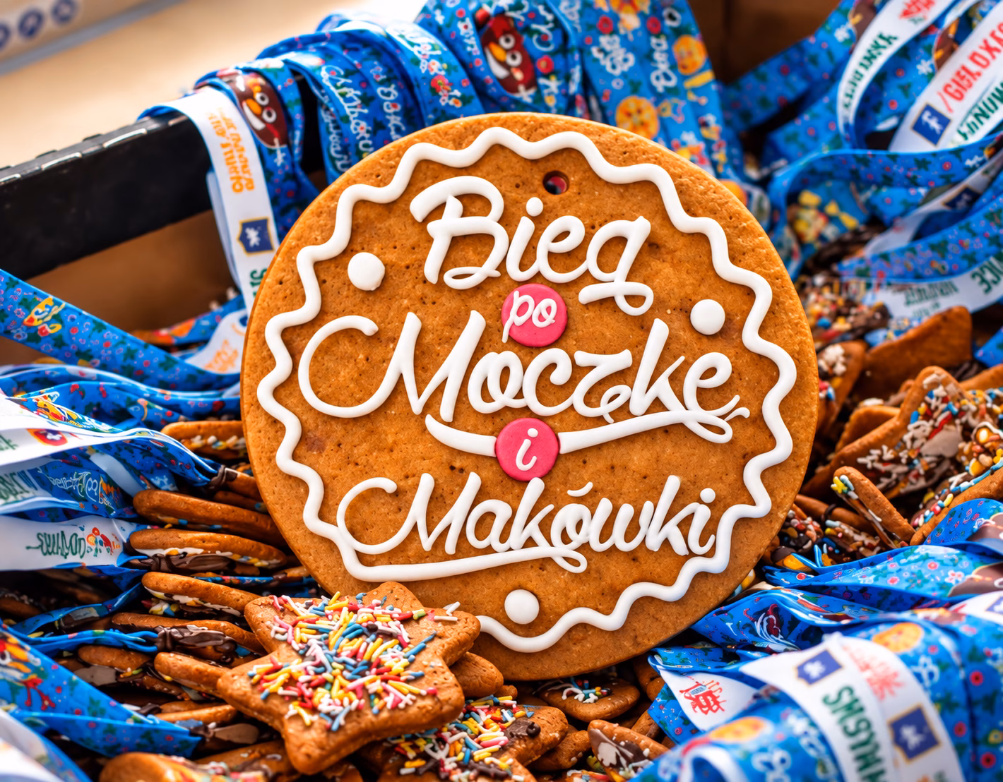 Plakat: 14.BIEG PO MOCZKĘ I MAKÓWKI